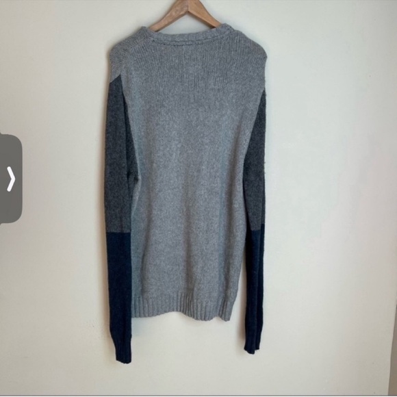 life/after/denim Multi Gray Wool CrewNeck Sweater - Picture 4 of 4